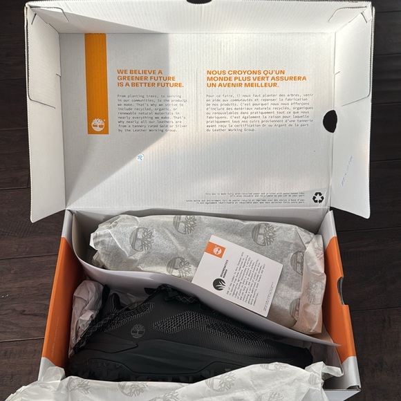 NWT - Timberland Men's Black Low Lace-Up Sneaker - Picture 8 of 9